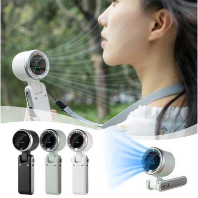 5-Speed Portable Turbo Fan – Compact Foldable Handheld Fan with LED Display & Type-C Charging
