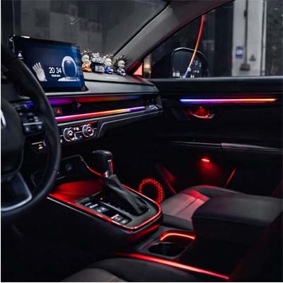 Premium Car Ambient Light with App Control – Symphony Dynamic Acrylic LED Interior Light For Luxury Look
