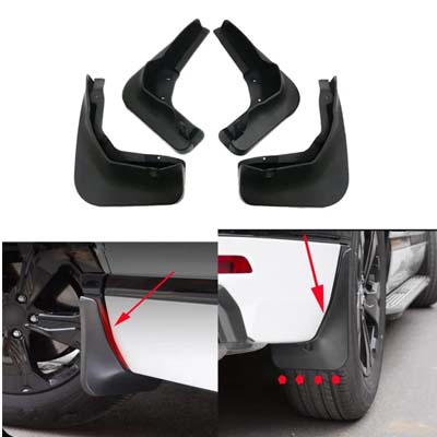 Universal Car Mud Guards – Flexible And Durable Mud Flaps for All Sedan Cars 4 pcs Set