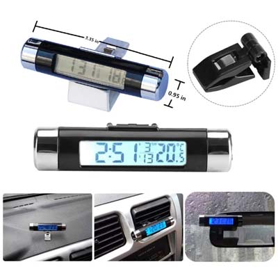 Car Ac Vent Clock And Car Dashboard Clock