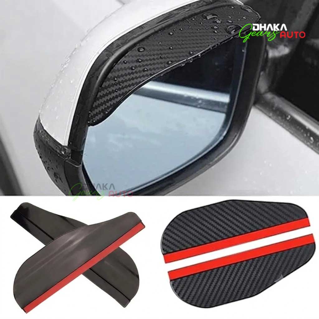 Car Mirror Rain Shield – 2 pcs Set – Keep Side Mirrors Clear in Rain