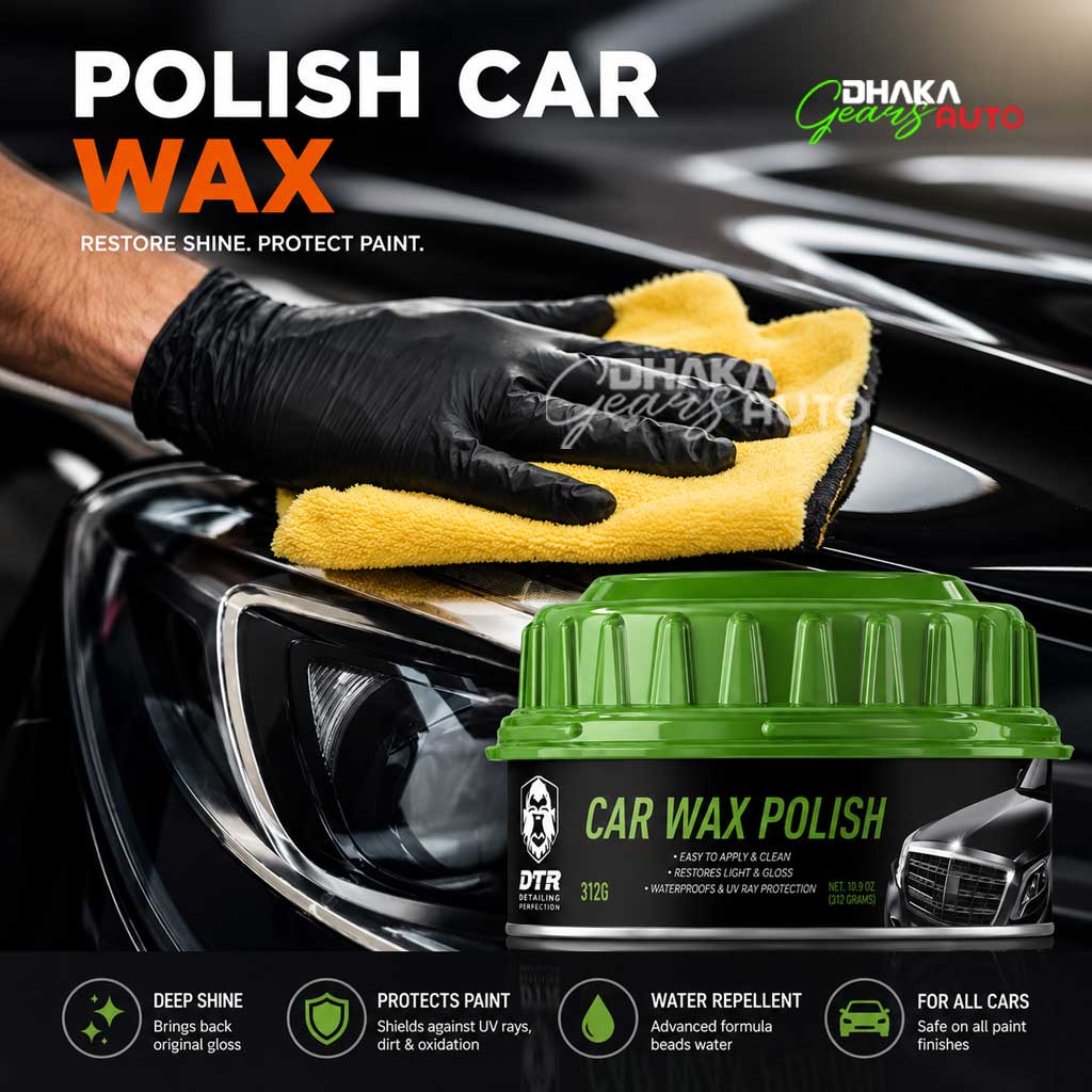 DTR Car Shampoo wash & Wax 2-in-1 – Deep Clean + Shine (500ml)