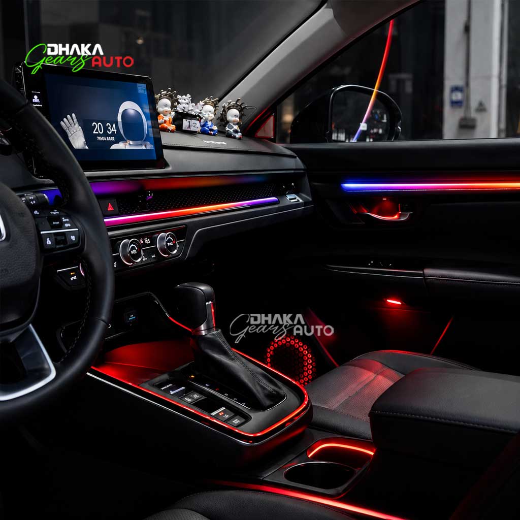 Premium Car Ambient Light with App Control – Symphony Dynamic Acrylic LED Interior Light For Luxury Look