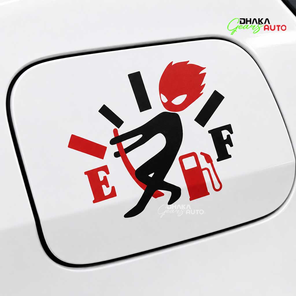 Car Fuel Tank Sticker – Durable Design for Easy Fuel Identification