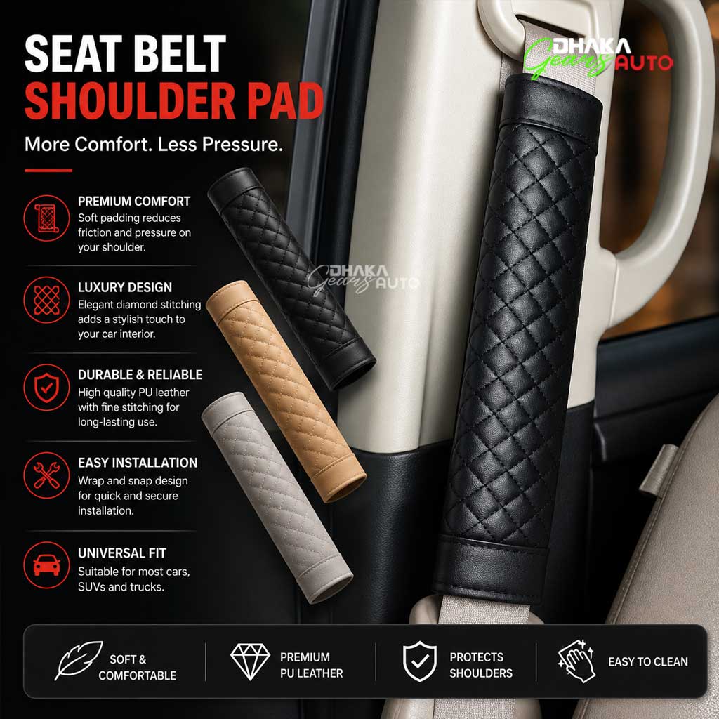 Car Seat Belt Cover 2pcs - Durable and Soft Protection for Your Seatbelt