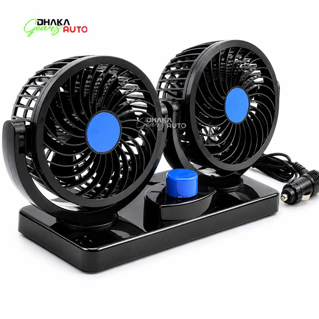 Portable Electric Car Fan with Adjustable Speeds