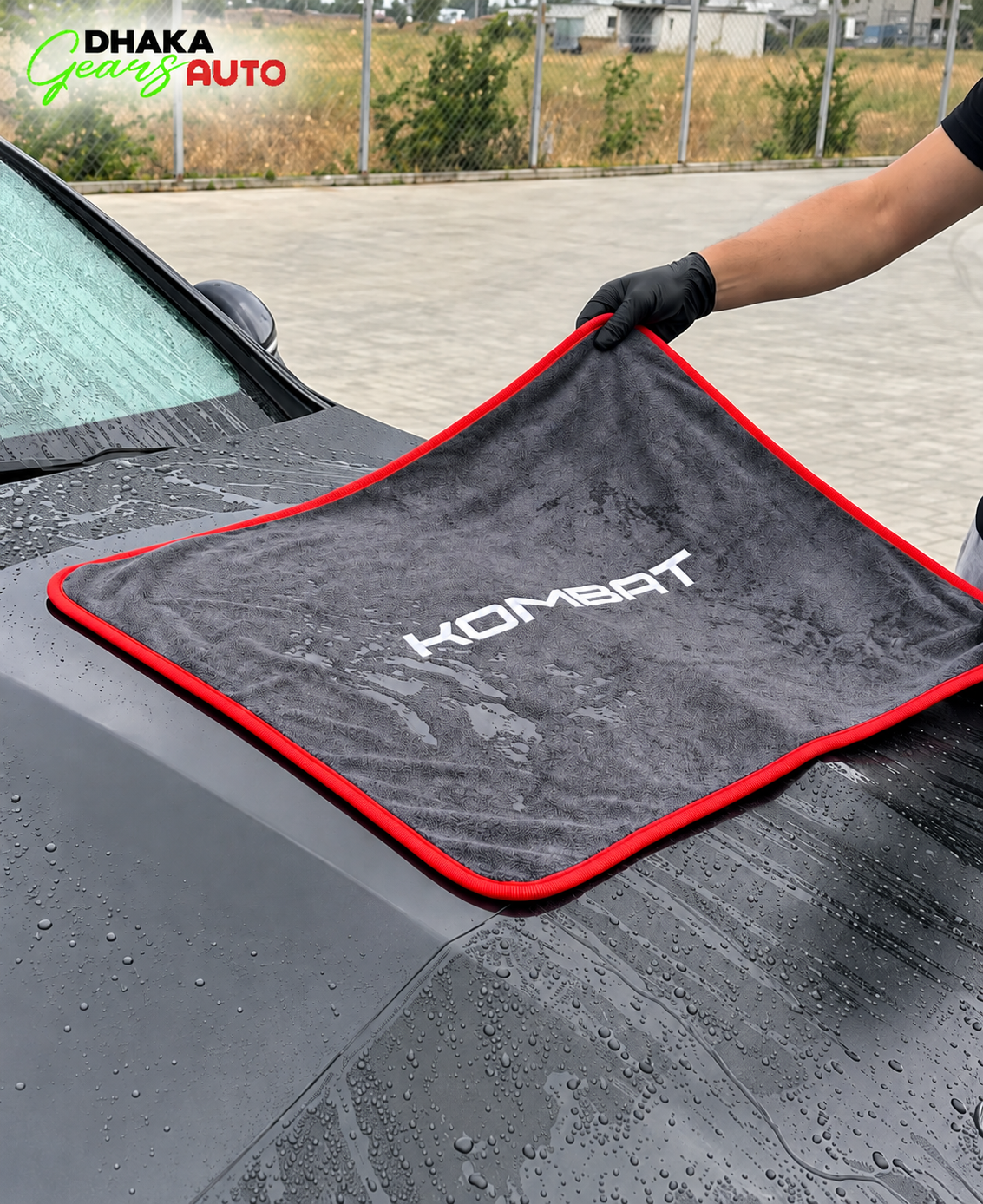 KOMBAT- TWISTED LOOP CAR DRYING TOWEL